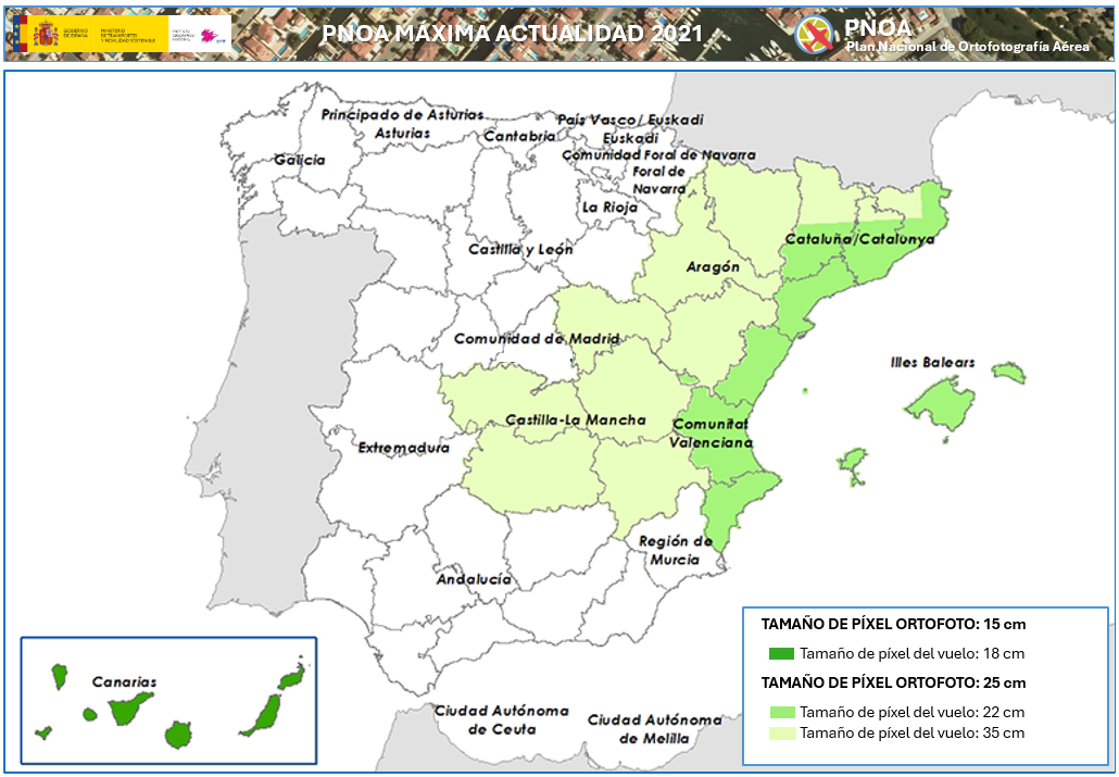 Zonas de vuelo 2021